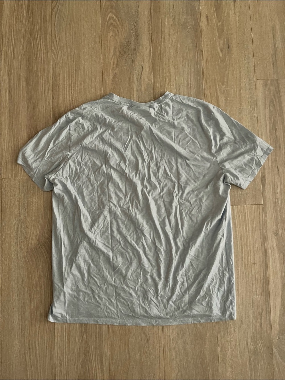 Lacoste Men’s Pima Cotton T-Shirt Short Sleeves Light Heather Blue - Size XL - Picture 5 of 7